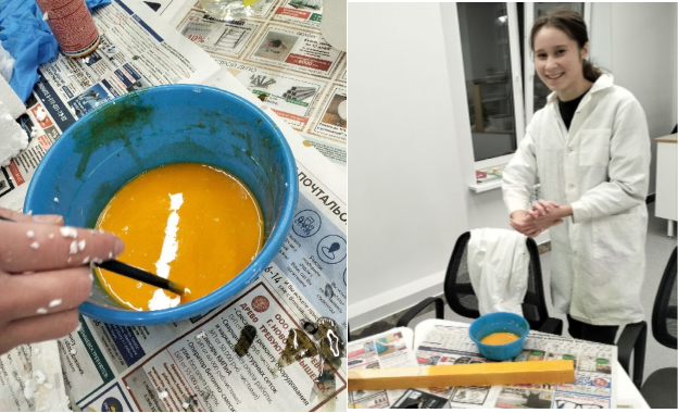 Краска из пенопласта