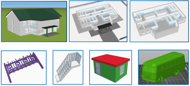 Моделирование элементов центра