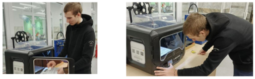 Распечатка конструкции на 3D-принтере