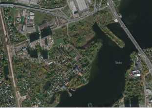 Местоположение контейнерного терминала трассы М-12 в Московской области (г. Долгопрудный)