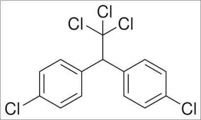 Структурная формула дихлордифенилтрихлорэтана