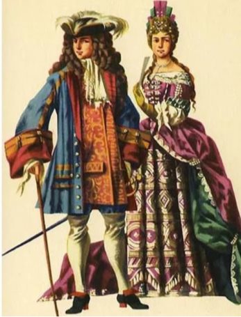 Одежда аристократов в период петровских реформ