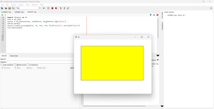 Создание прямоугольника в Python
