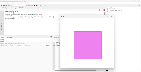 Создание квадрата в Python