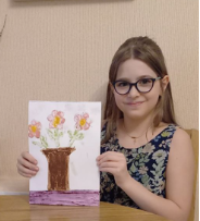Рисунок, выполненный экологичными красками