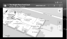 Пример существующего решения внутренней навигации Google Indoor Maps